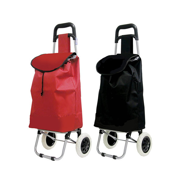 Hospitality Emporium Fabric Shopping Cart Color Red/Black Packing Box